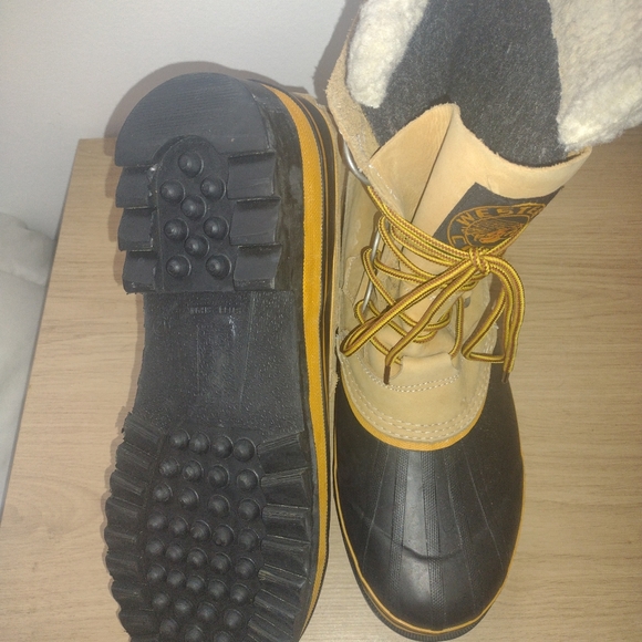 Western Chief Rain Snow Work Leather Boots US Size 12 - Picture 3 of 5